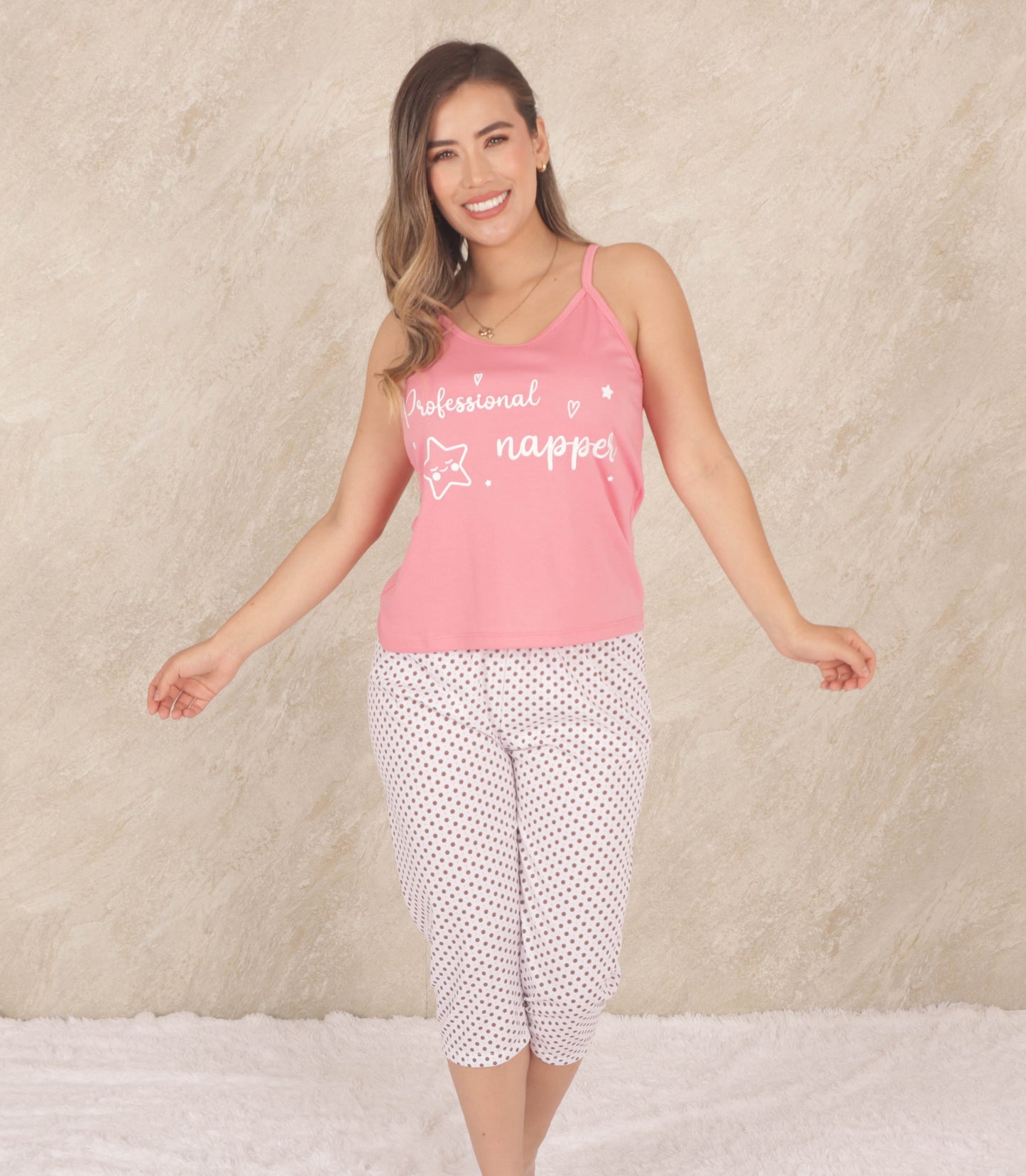 Pesquero y blusa de tiras