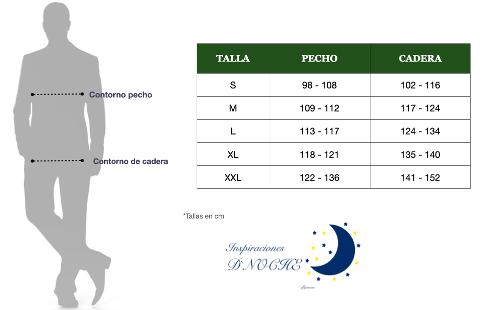 Pijama cuadros hombre