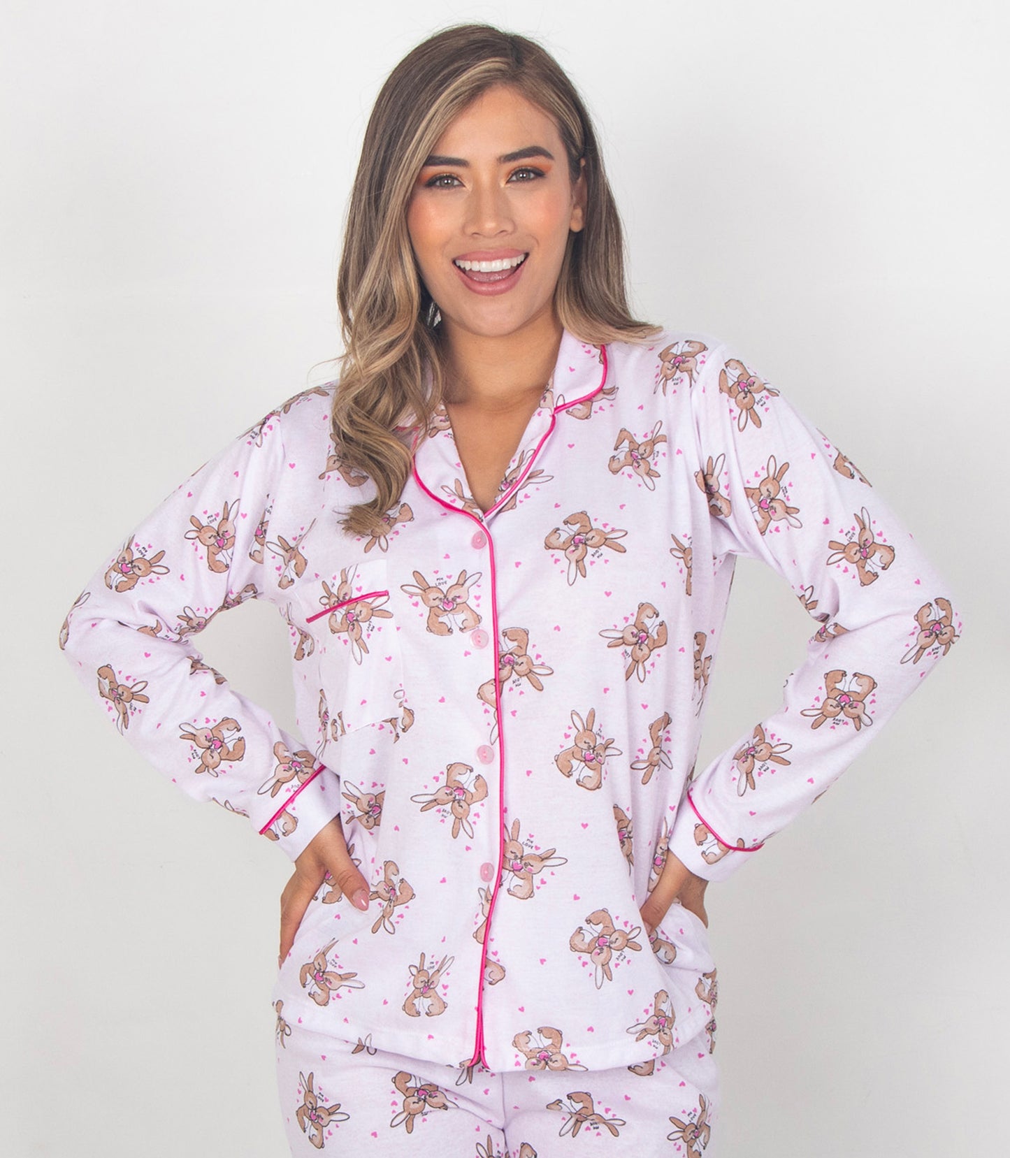 Pijama pantalón  largo y blusa manga larga