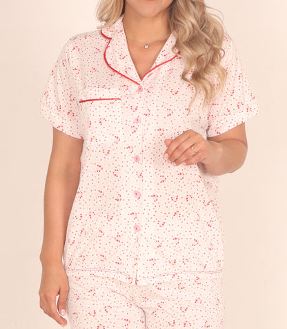 pijama para mujer de botón