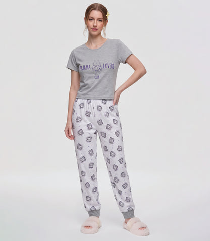 Pijama para Mujer de Pantalón Estilo Jogger