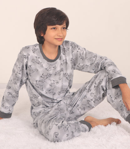 Pijama de dinosaurios para niño