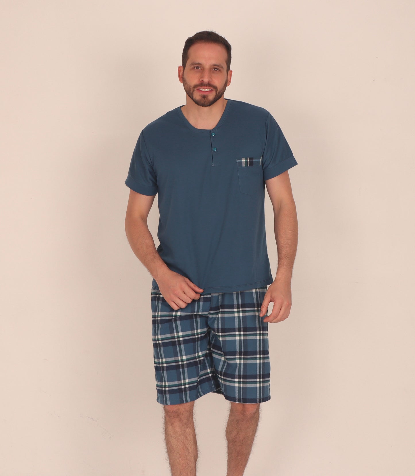 Pijama para hombre en bermuda