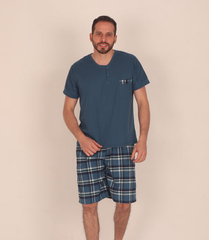 Pijama para hombre en bermuda