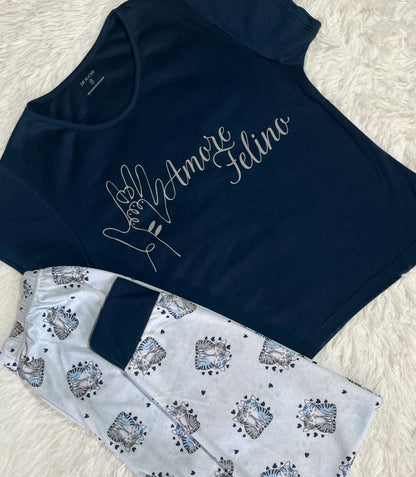 Pijama para Mujer de Pantalón Estilo Jogger