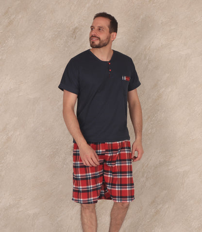 Pijama para hombre en bermuda