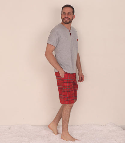 Pijama para hombre en bermuda