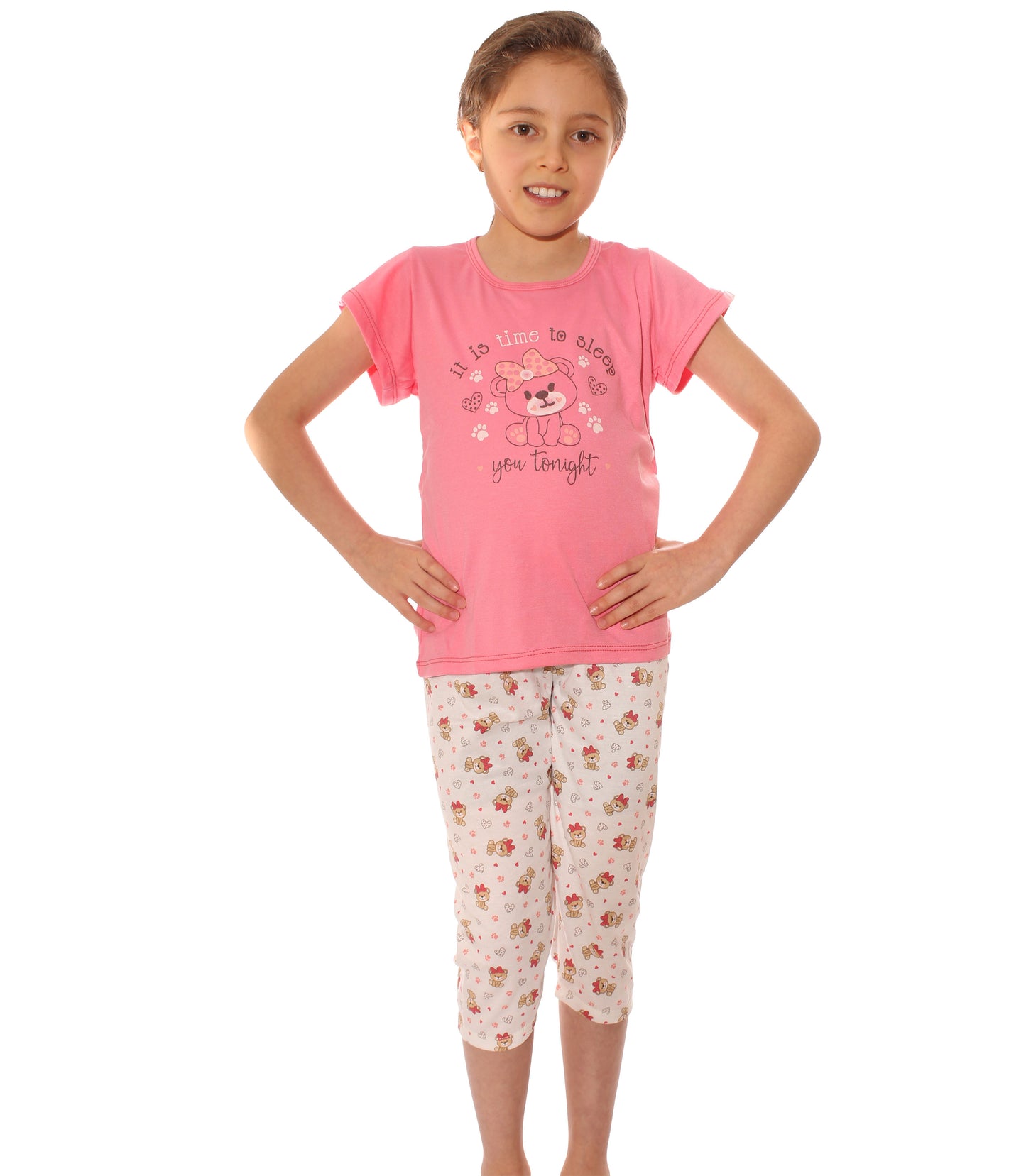 Pijama estilo pesquero para niña