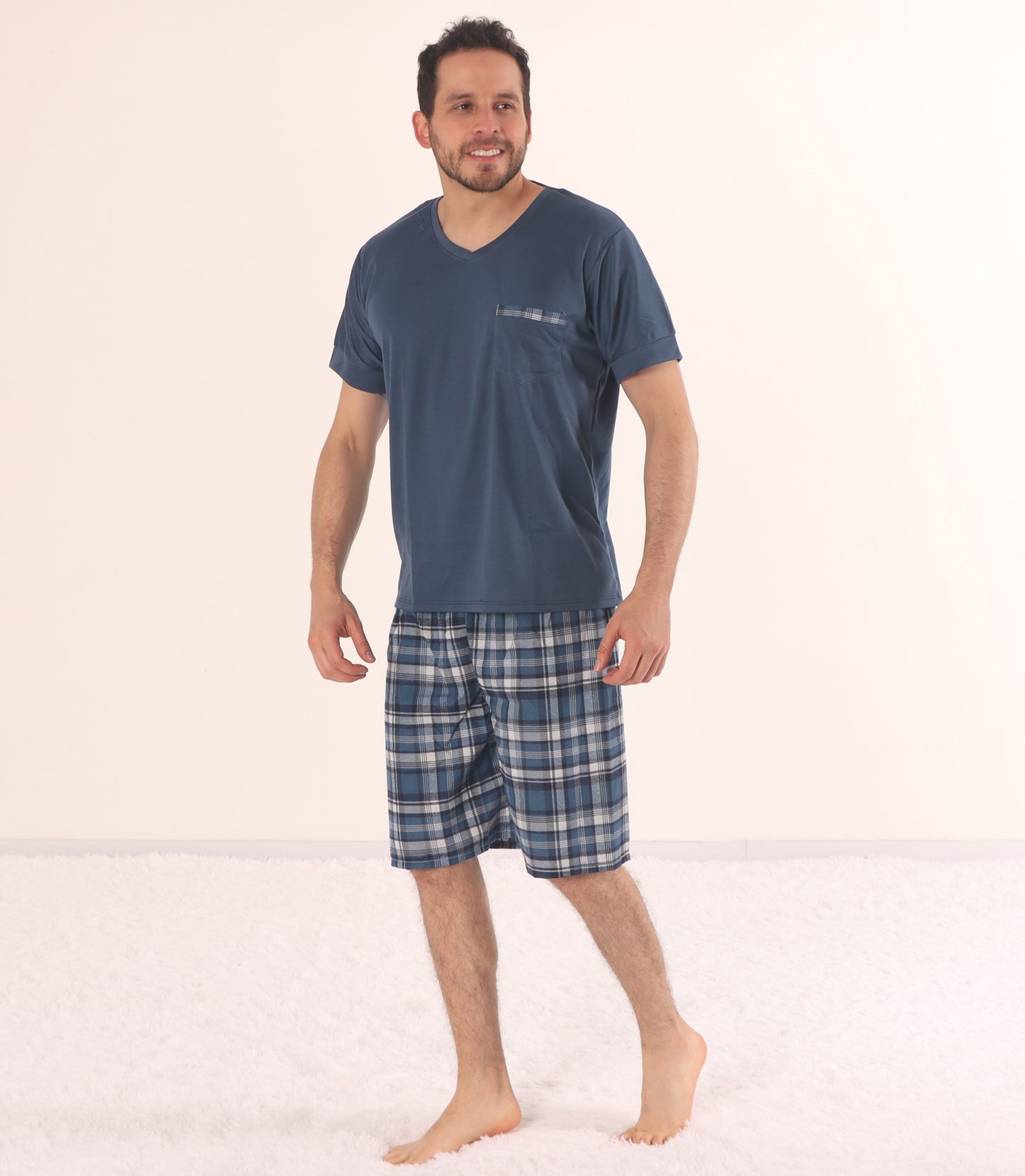 Pijama para hombre en bermuda